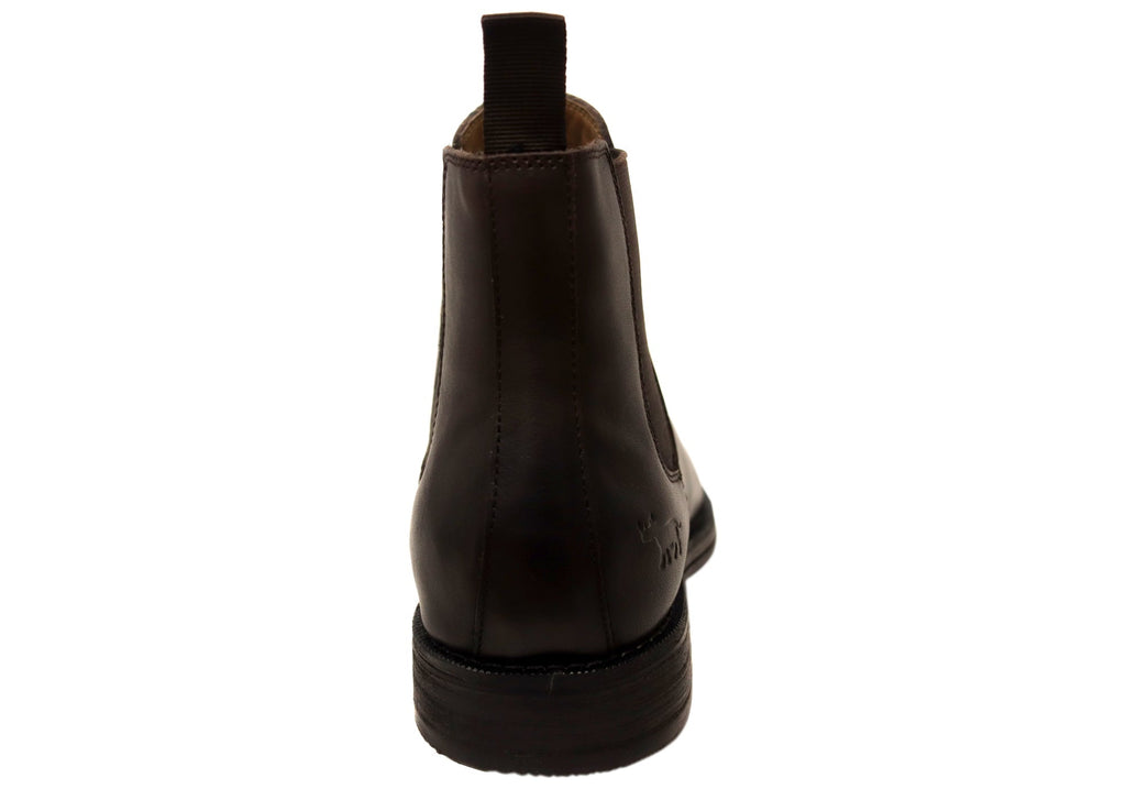 Winner Mens Comfortable Leather Chelsea Boots