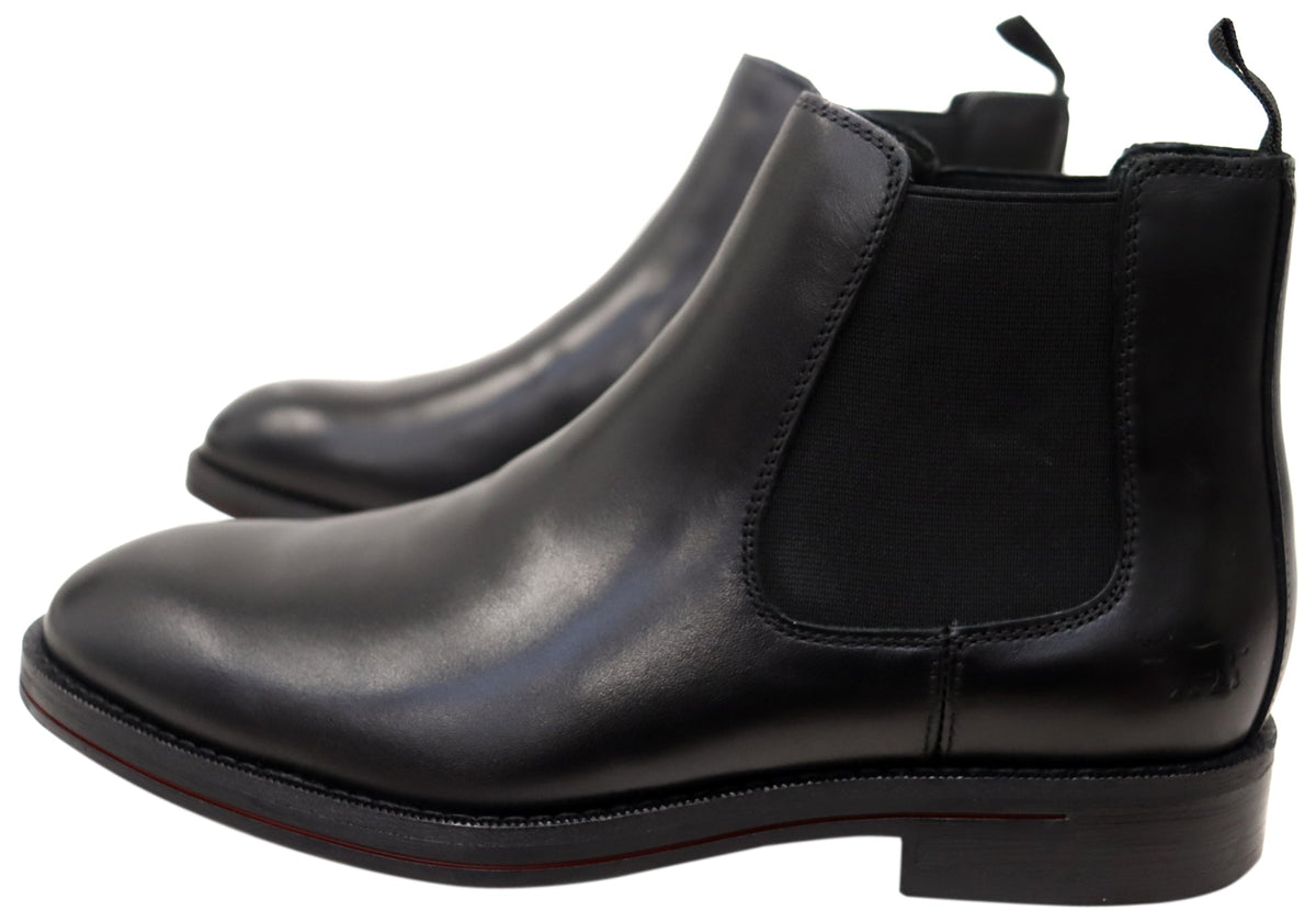 Winner Mens Comfortable Leather Chelsea Boots