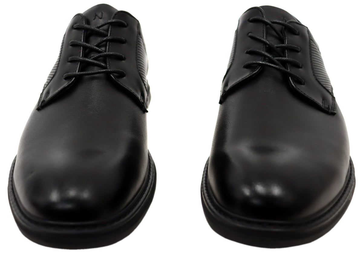 Mens EE Extra Wide Chase Work Plain Shoes