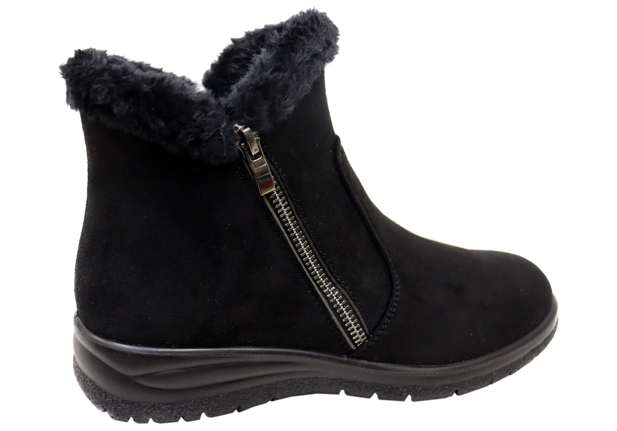 Buff Womens Comfortable Ankle Boots
