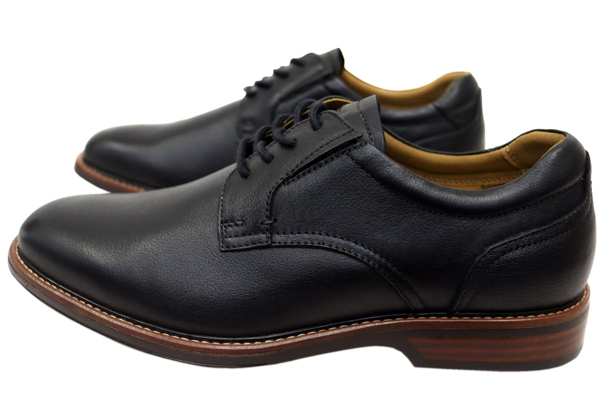 Mens Traveller Plain EE Extra Wide Leather Dress Shoes