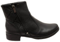 Angela Womens Comfortable Leather Brazilian Ankle Boots