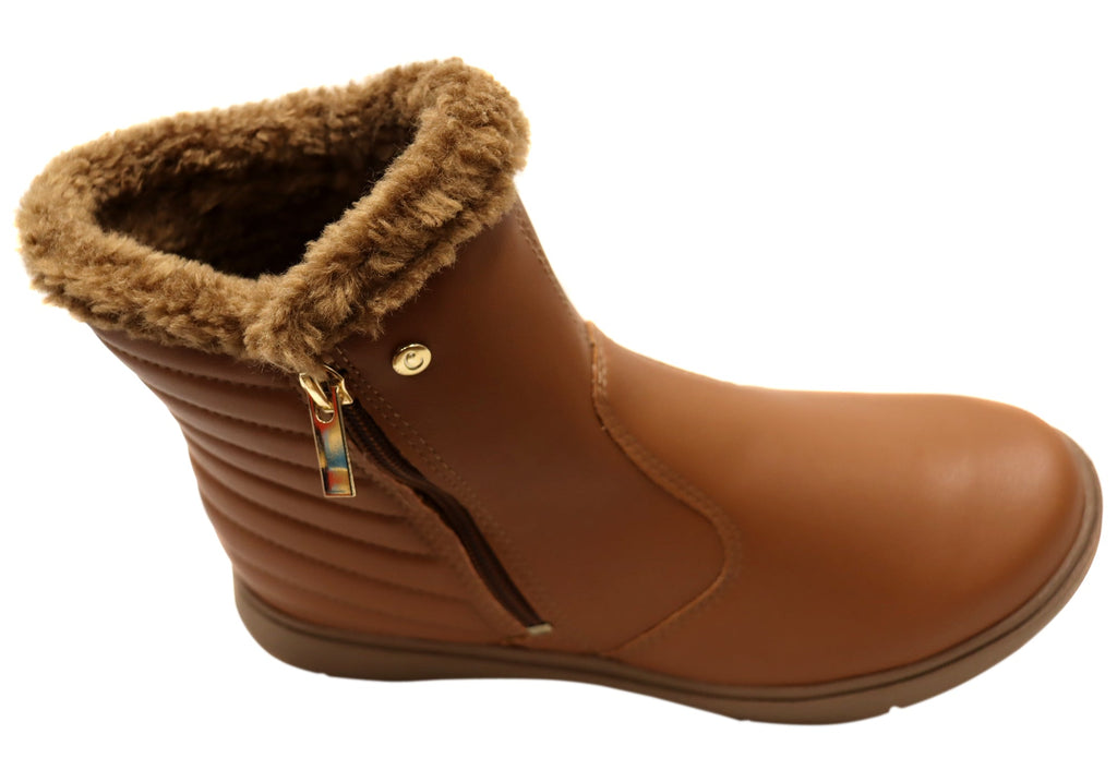 Evoka Womens Comfortable Brazilian Ankle Boots