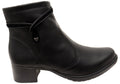 Shelby Womens Comfortable Brazilian Low Heel Ankle Boots