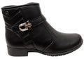 Candice Womens Comfortable Brazilian Low Heel Ankle Boots