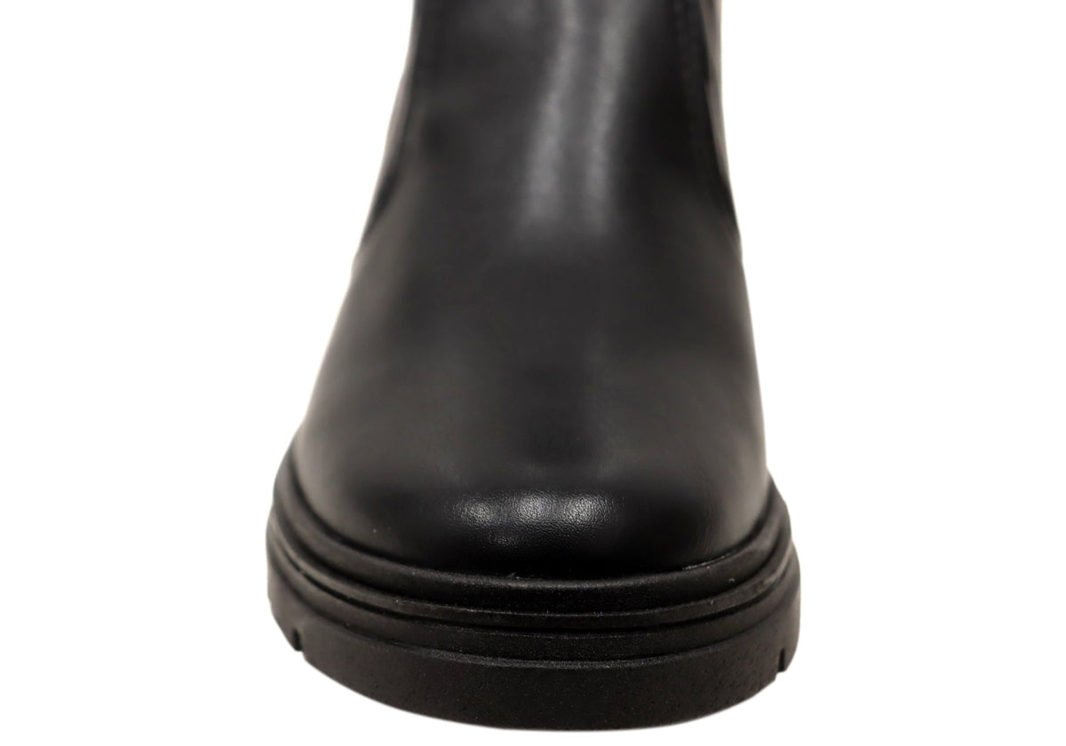 Brax Womens Comfortable Brazilian Low Heel Ankle Boots
