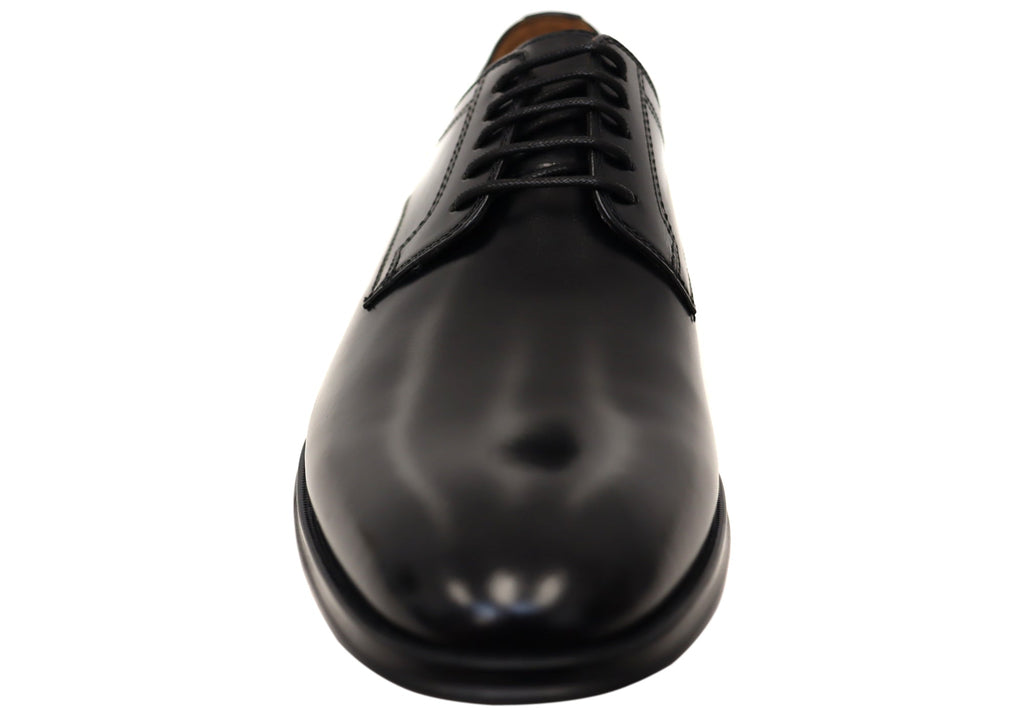 Mens Sentinel Plain Derby EE Extra Wide Leather Dress Shoes