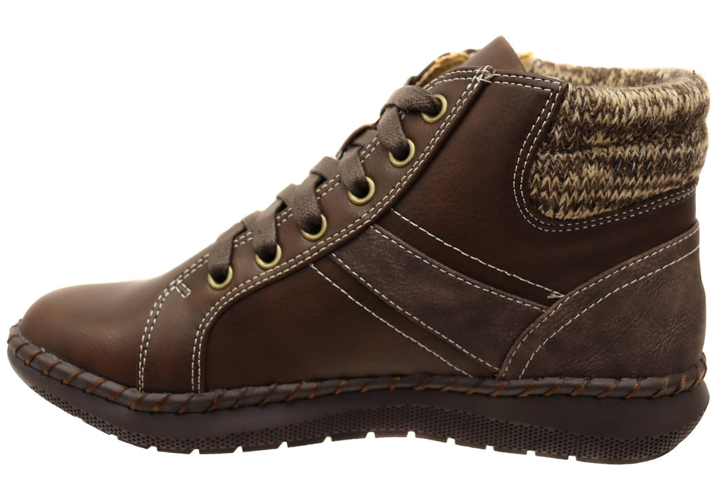 Womens Wanda Comfortable Ankle Boots