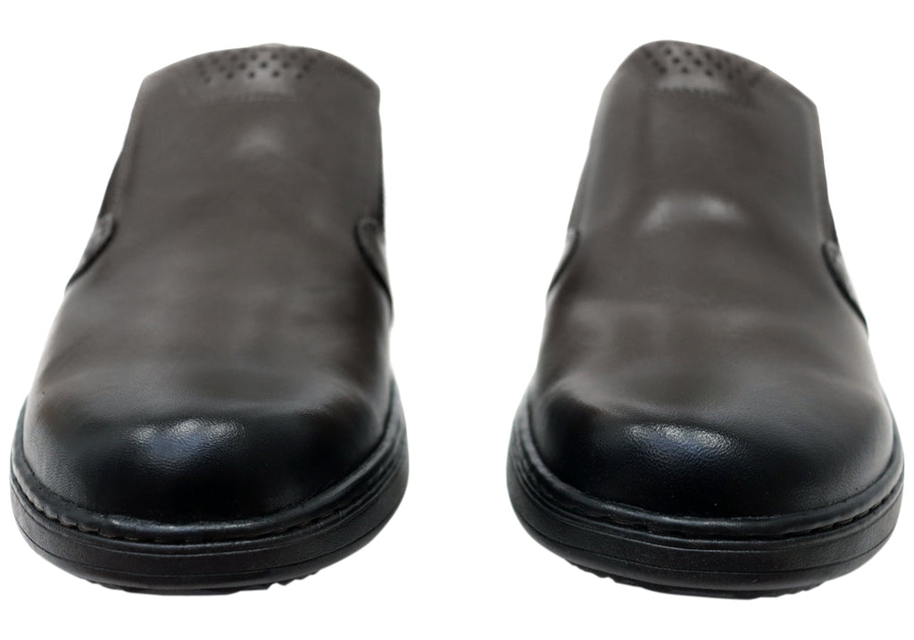 Daxton Mens Slip On Comfortable Brazilian Leather Dress Shoes