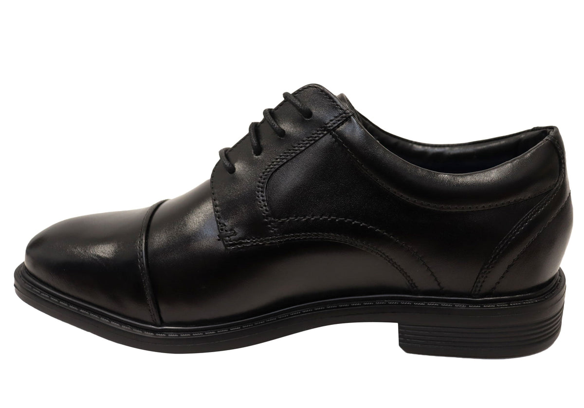 Mens Stark Cap EEE Wide Leather Dress Shoes