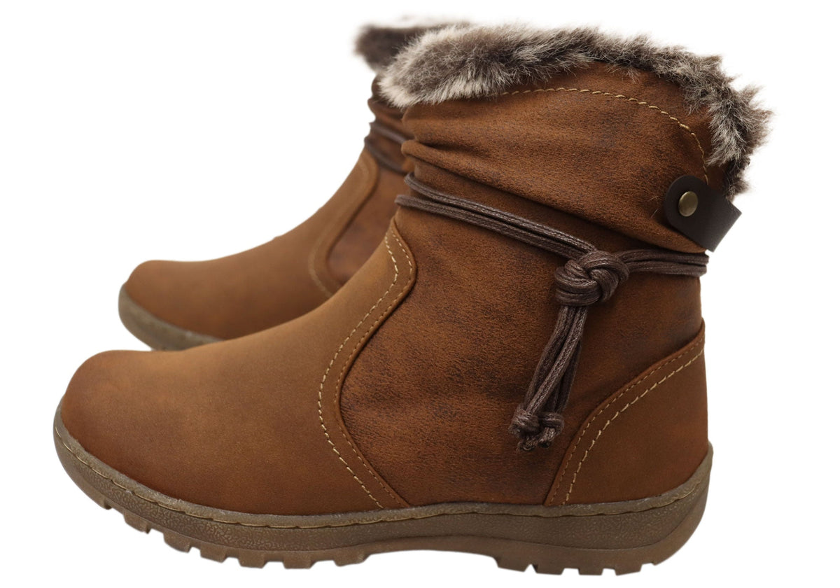 Gemma Womens Comfortable Ankle Boots