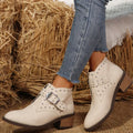 Serena Studded Ankle Boots