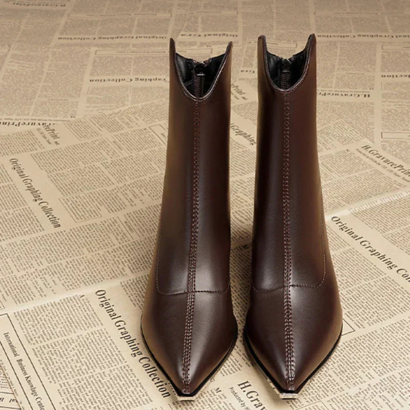 Raven Luxe Chrome Boots